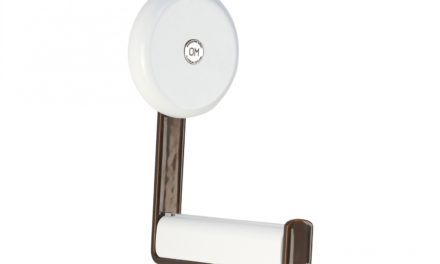 FURBO Ewo – knage i rustlook stål og træ Hvid lak – birk