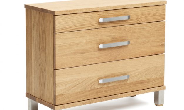 FURBO Nadja – kommode med 3 skuffer, 70 cm bred.