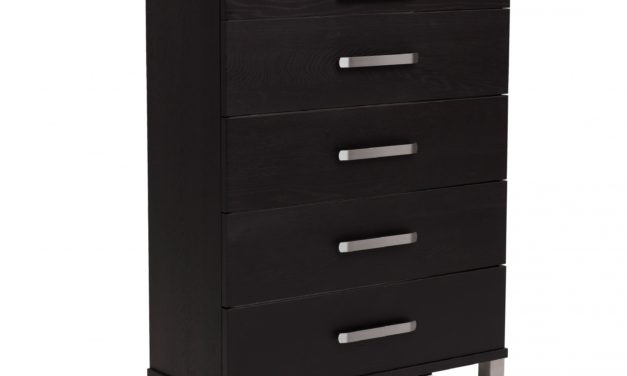 FURBO Nadja – kommode med 5 skuffer, 70 cm bred.