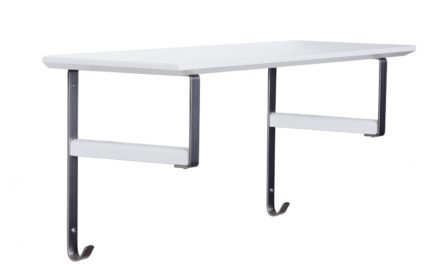 FURBO Niva – hattehylde, 77 cm. Hvid