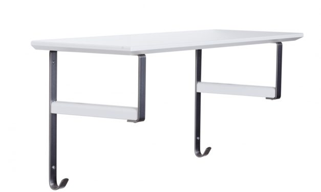 FURBO Niva – hattehylde, 77 cm. Hvid