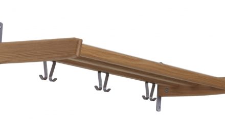 FURBO Meja – hattehylde, 90 cm. Eg