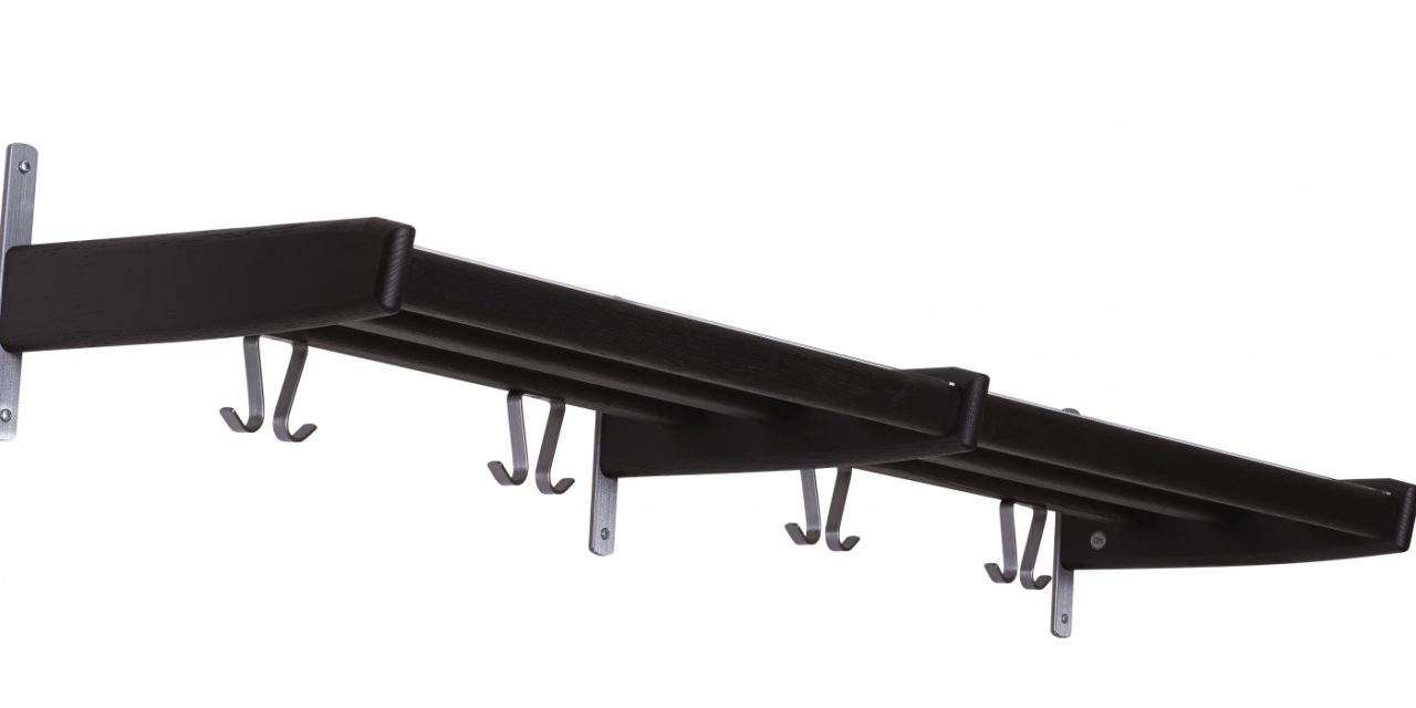 FURBO Meja – hattehylde, 115 cm Sort