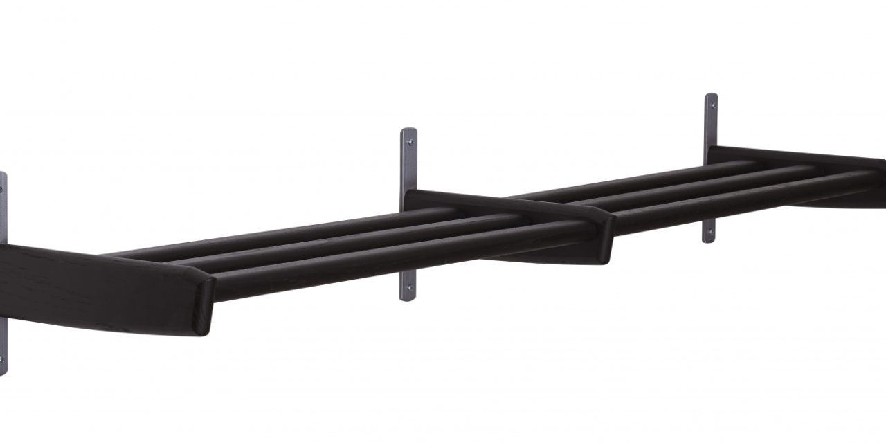 FURBO Meja – skohylde, 115 cm. Sort