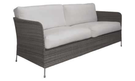 SIKA DESIGN Orion 3-pers. havesofa inkl. hynder – Teak grå