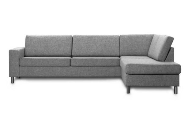 Pisa højrevendt hjørnesofa – antracitgrå stof