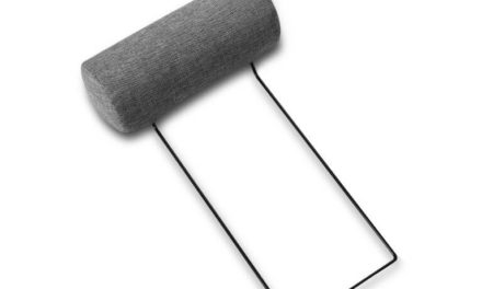 Pisa nakkestøtte Antracitgrå