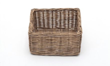 NOVASOLO opbevaringskurv – rattan 3-sæt