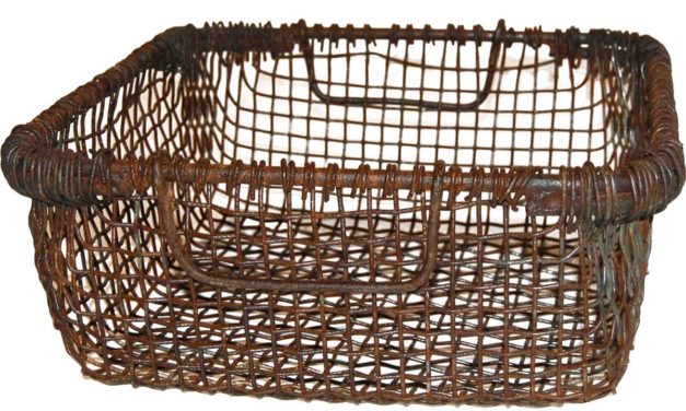 TRADEMARK LIVING Trådkurv – gammel vintage