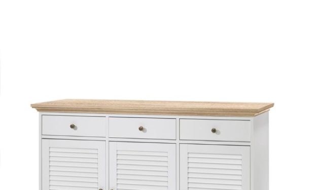 Paris skænk hvid eg