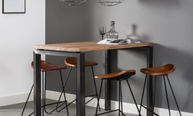 FURBO Barbord, massiv top, 70 x 140 cm