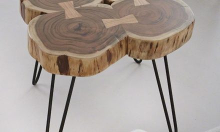 FURBO Sofabord, massiv akacietræ