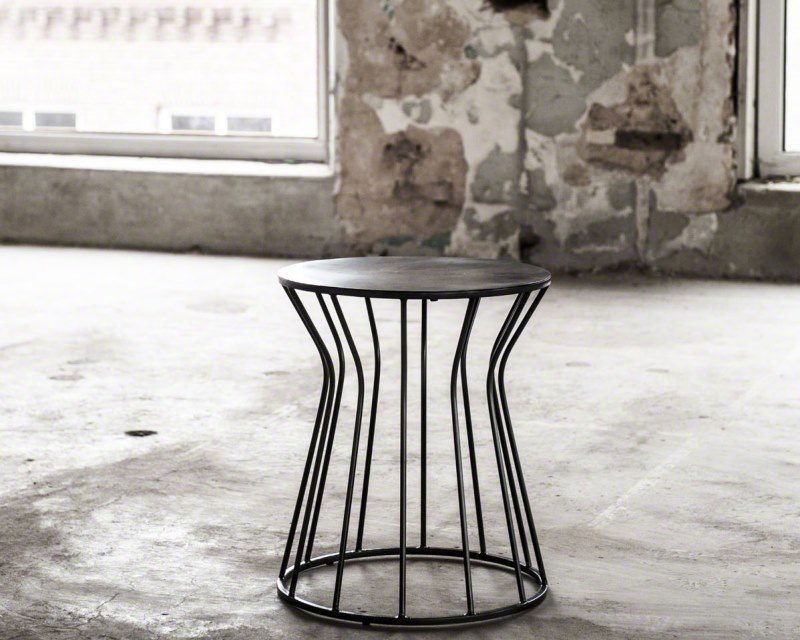 FURBO Sofabord, sort nikkel