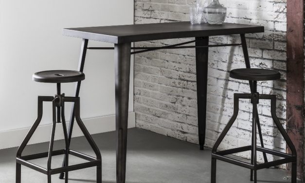 FURBO Barbord, industriel design, stål