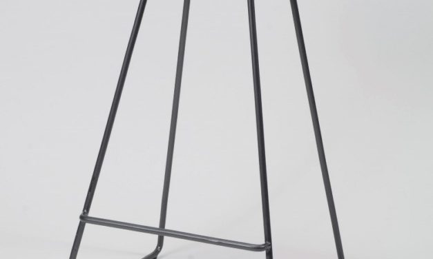 FURBO Barstol, massiv akacietræ og metal