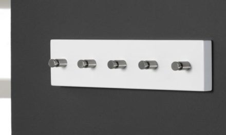 FURBO Knagerække 5 kroge, 40 cm