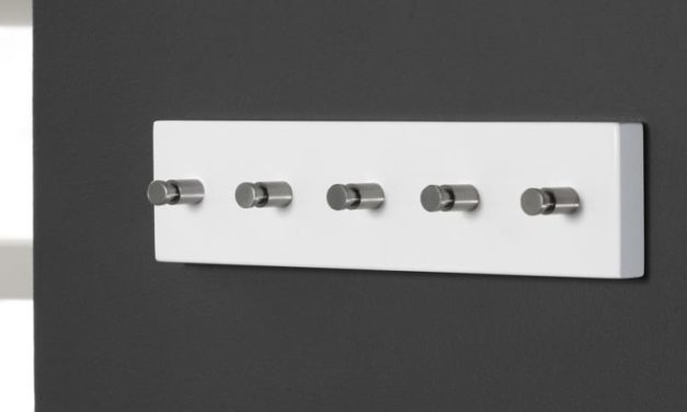 FURBO Knagerække 5 kroge, 40 cm