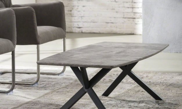 FURBO Sofabord, beton look, 120 x 60 cm