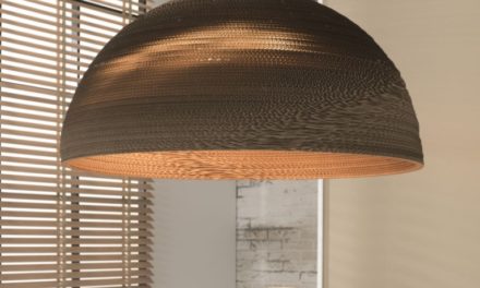 FURBO Loftslampe, brun skærm