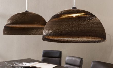 FURBO Loftslampe, brun skærm