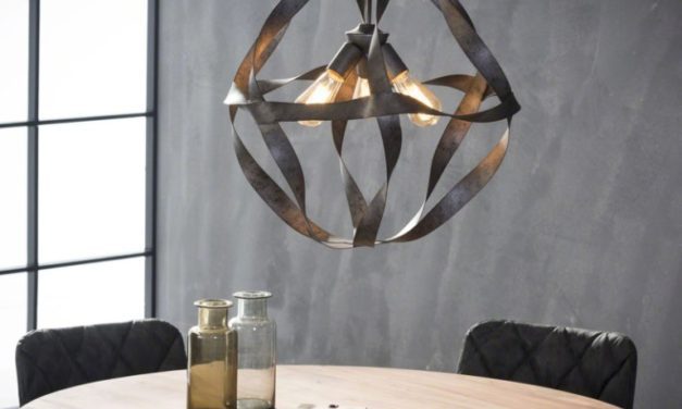 FURBO Loftslampe, snoet metal, ø 55 cm