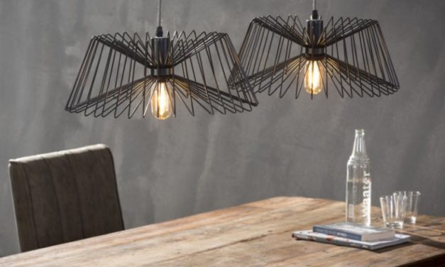 FURBO Loftslampe, 2 grå lamper