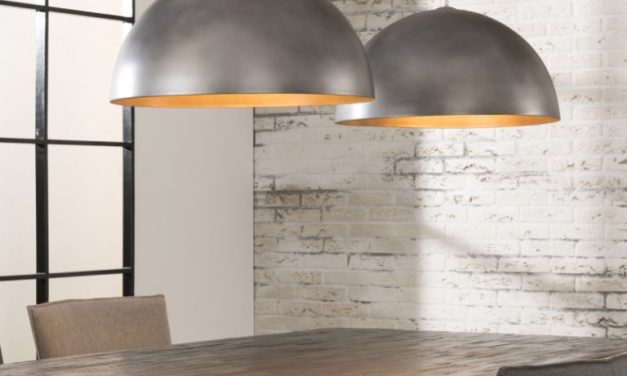 FURBO Loftslampe, sølv finish