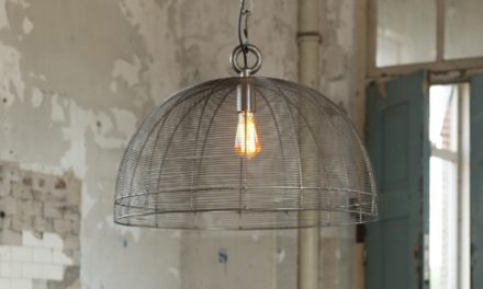 FURBO Loftslampe, tråd design, sort nikkel