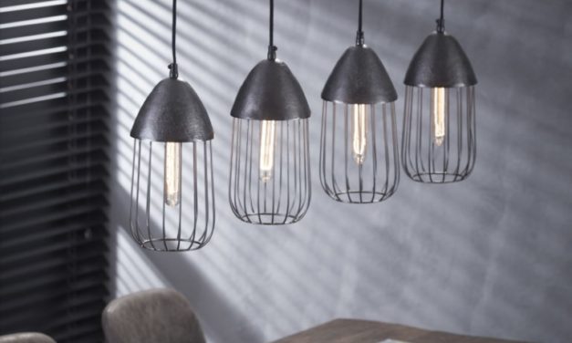 FURBO Loftslampe, sort nikkel