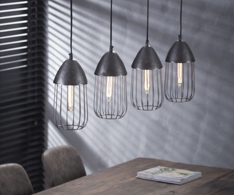 FURBO Loftslampe, sort nikkel