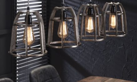 FURBO Loftslampe, antik nikkel