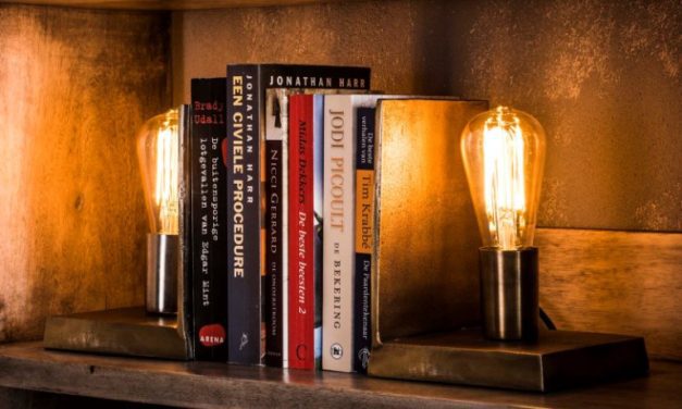 FURBO Bordlampe sæt, antik bronze