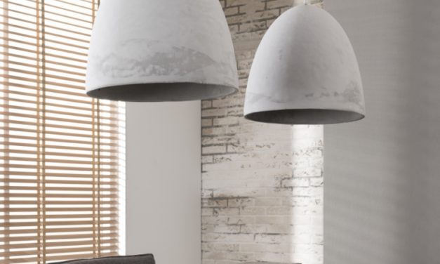 FURBO Loftslampe, beton, ø 38 cm