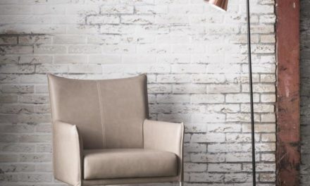 FURBO Gulvlampe, sort metal, kobber skærm