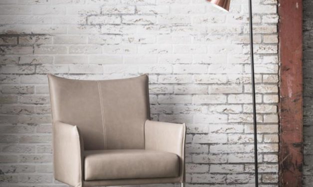 FURBO Gulvlampe, sort metal, kobber skærm