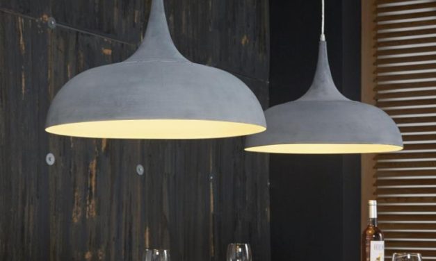 FURBO Loftslampe, 2 ø 50 cm skærme, grå metal