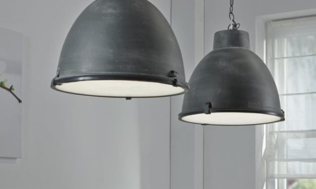 FURBO Loftslamper, 2 x ø 43 cm, industri design