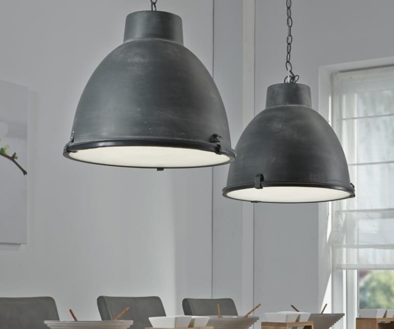 FURBO Loftslamper, 2 x ø 43 cm, industri design