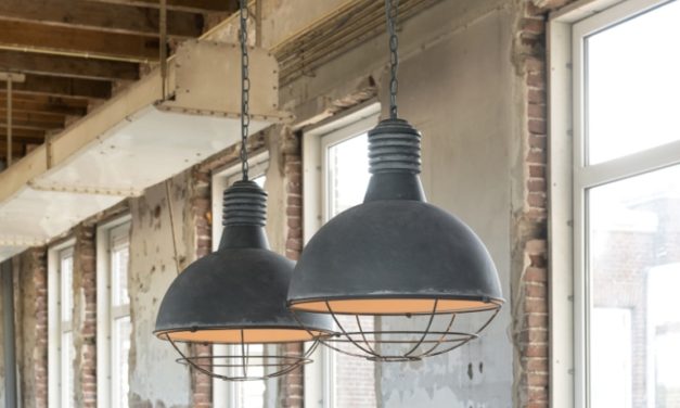 FURBO Loftslamper, 2 x ø 41 cm, industri design