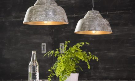 FURBO Loftslampe, patineret kobber, mango træ, 2 lamper