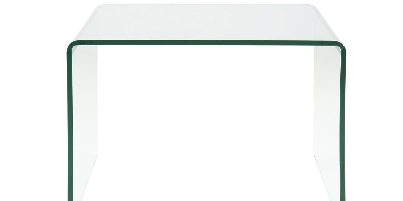 Thilde Hjørnebord i Glas