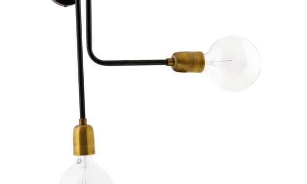 HOUSE DOCTOR VÆGLAMPE, MOLECULAR, 2 fatninger