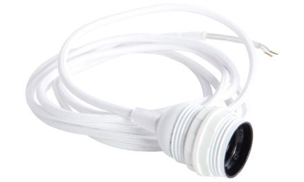 HOUSE DOCTOR STOFLEDNING M. FATNING, E27, hvid/hvid