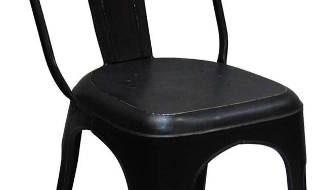 TRADEMARK LIVING Spisebordsstol – antiksort