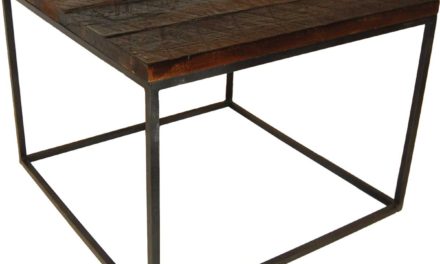 TRADEMARK LIVING Sofabord med råt genbrugstræ