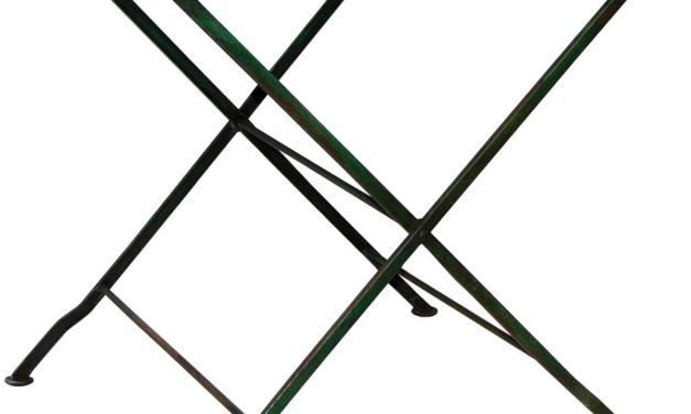 TRADEMARK LIVING Caf&eacute;bord i klassisk stil – flaskegrøn