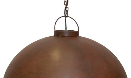 TRADEMARK LIVING Loftpendel i fabriksstil – rusty finish