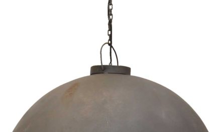 TRADEMARK LIVING Loftpendel i fabriksstil – zink
