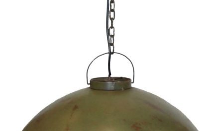 TRADEMARK LIVING Loftpendel i fabriksstil – flaskegrøn