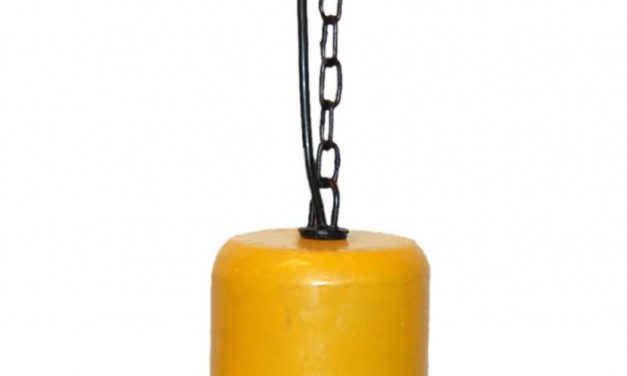 TRADEMARK LIVING Loftlampe med skønt udtryk – lys karrygul